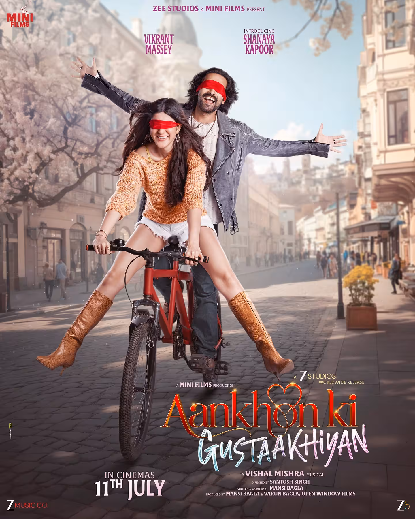 Aankhon Ki Gustaakhiyan: Heart On Two Wheels Ride through rain-soaked streets as Vikrant Massey and Shanaya Kapoor charm cinema lovers.
