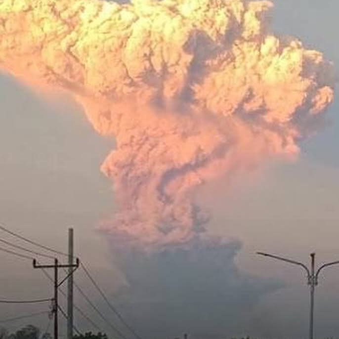 Air India Flight Diverted By Bali Eruption