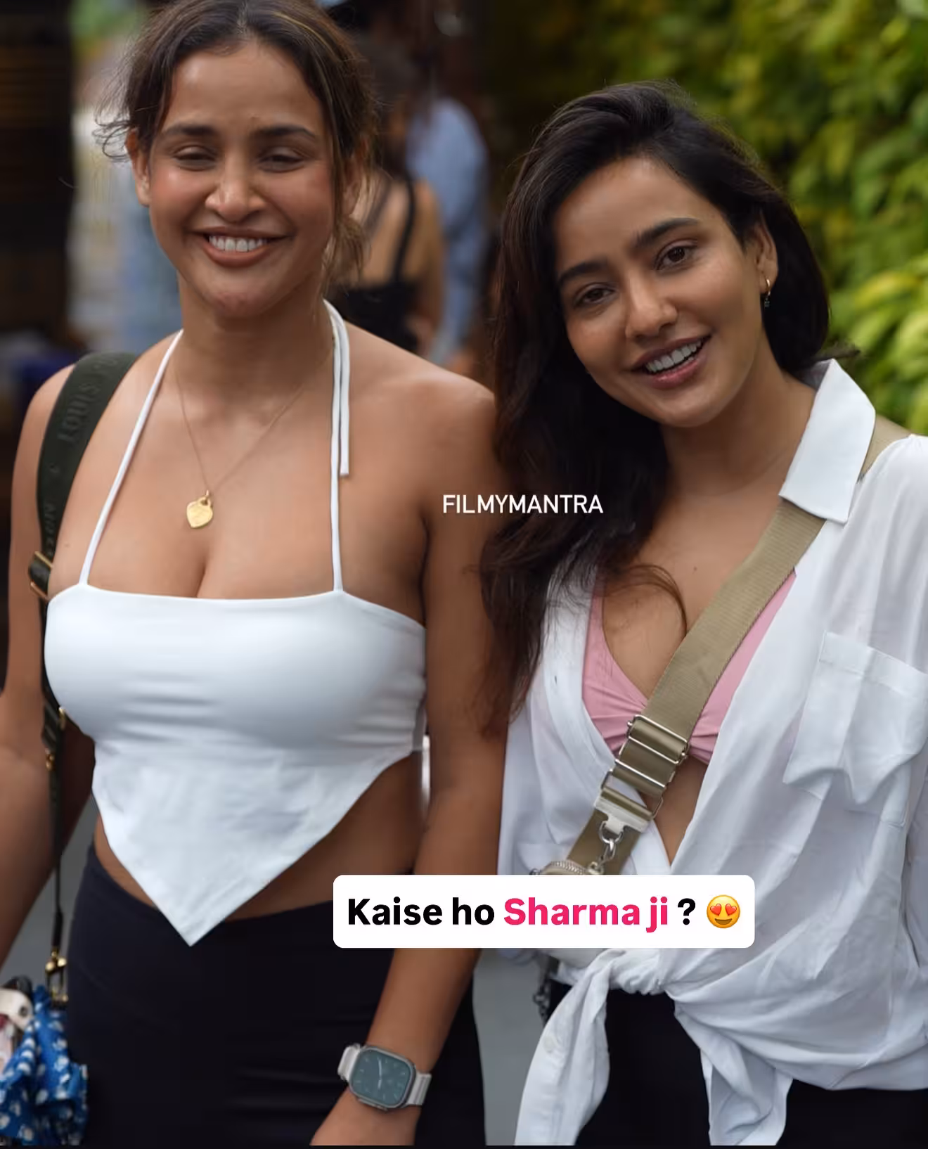 Aisha & Neha Shine After Workout Celebrity fitness radiance captured in a vibrant display of pure energy & post-work charm!
