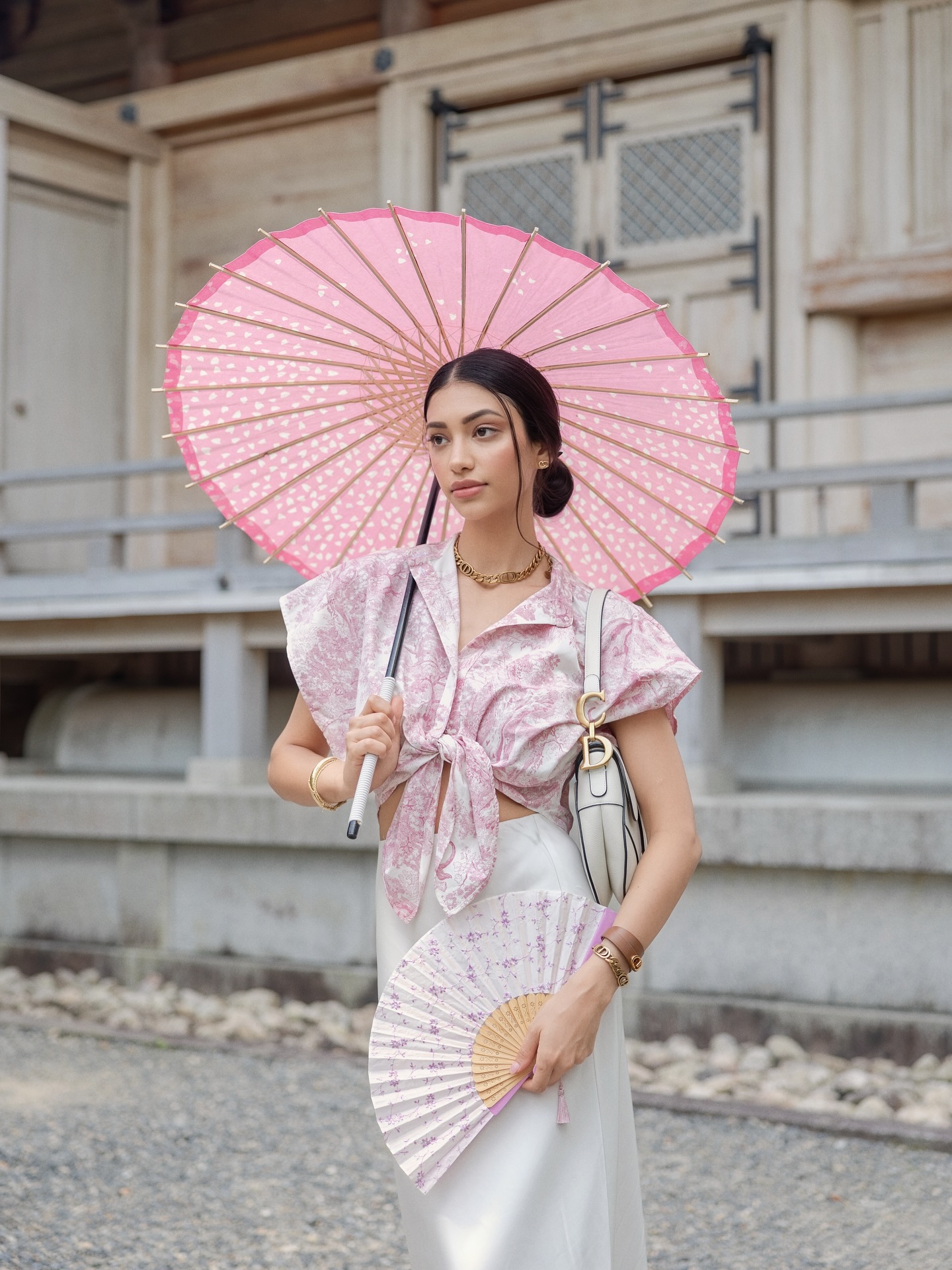 Alanna Panday Embraces Kyoto In Dior Riviera Chic