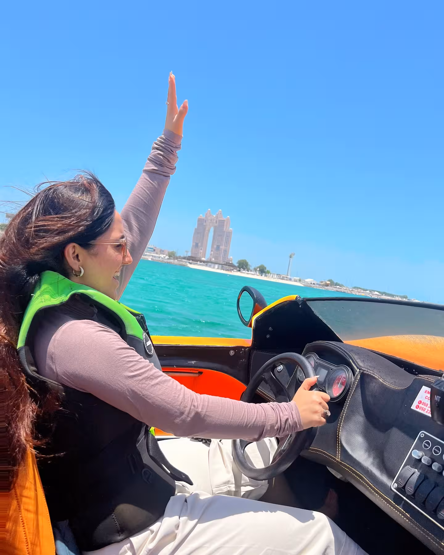Ashnoor Kaur Blurs Road and Waves