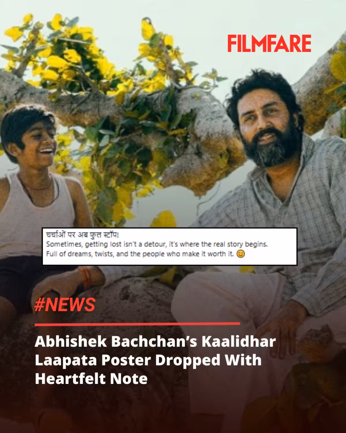 Bachchan Unveils Kaalidhar Laapata First Look Bachchan unveils Kaalidhar Laapata poster; poetic caption thrills global fans to amaze.!!