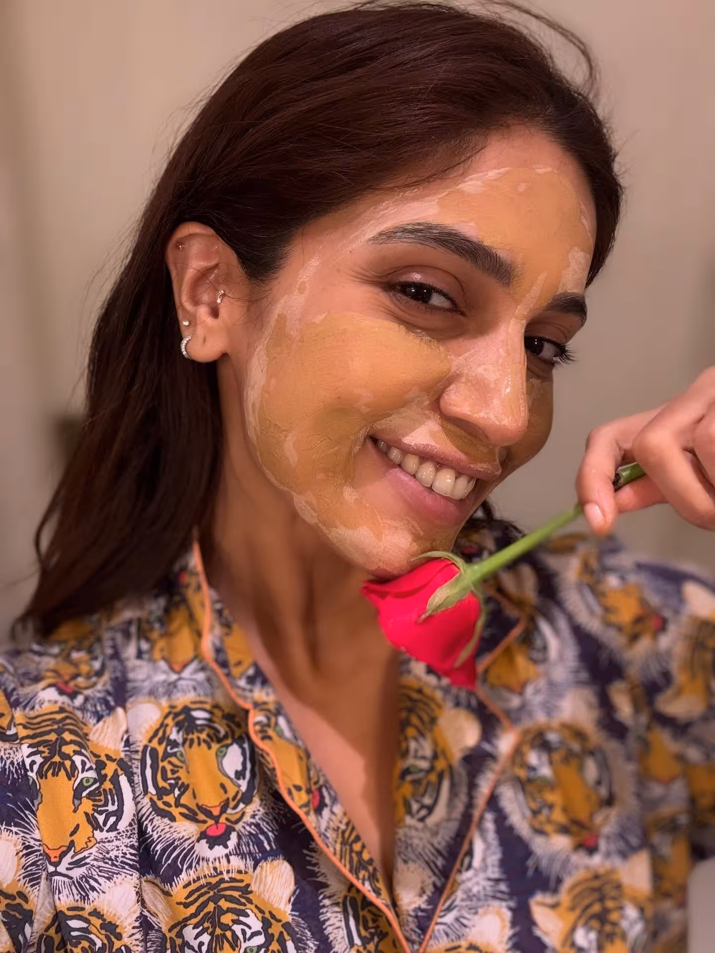 Bhumi Pednekar Embraces Self-Care Sunday Bhumi Pednekar celebrates a tranquil self-care Sunday, radiating joy, love, and TLC daily.