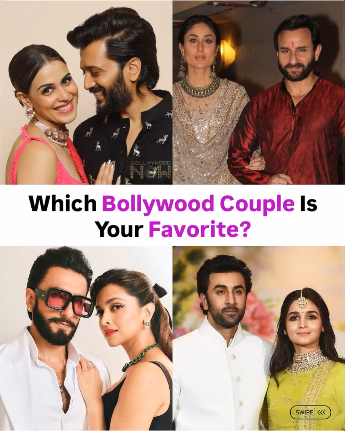 Discover iconic pairings in Bollywood’s realm and drop your cherished duo in the comments.