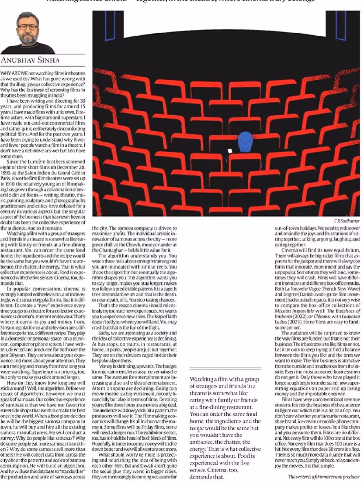 Bollywood’s Evolving Social Canvas Sinha warns: Algorithms isolate as Bollywood nurtures fresh tastes and social ties nonstop.