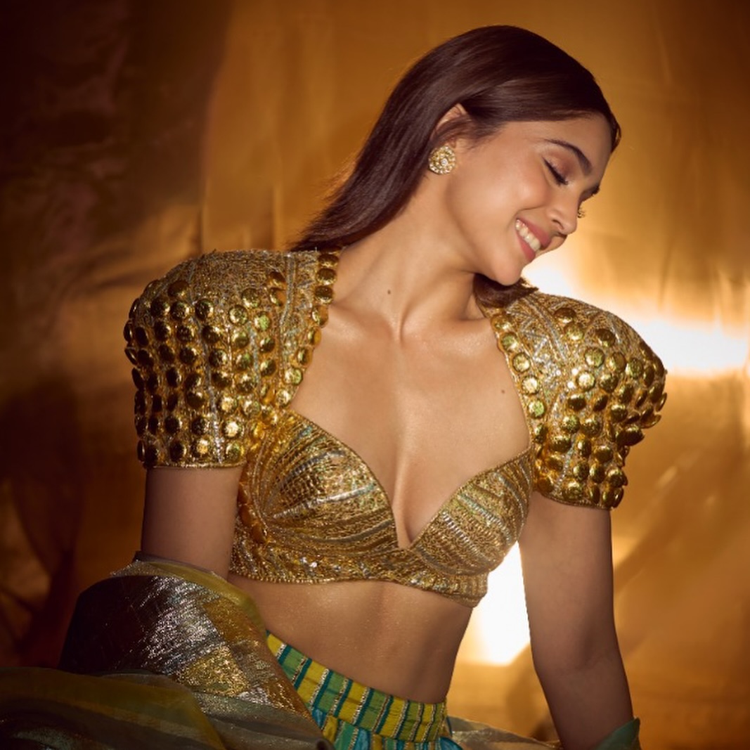 Byzantine Elegance: Sharvari Stuns In Jewelled Blouse