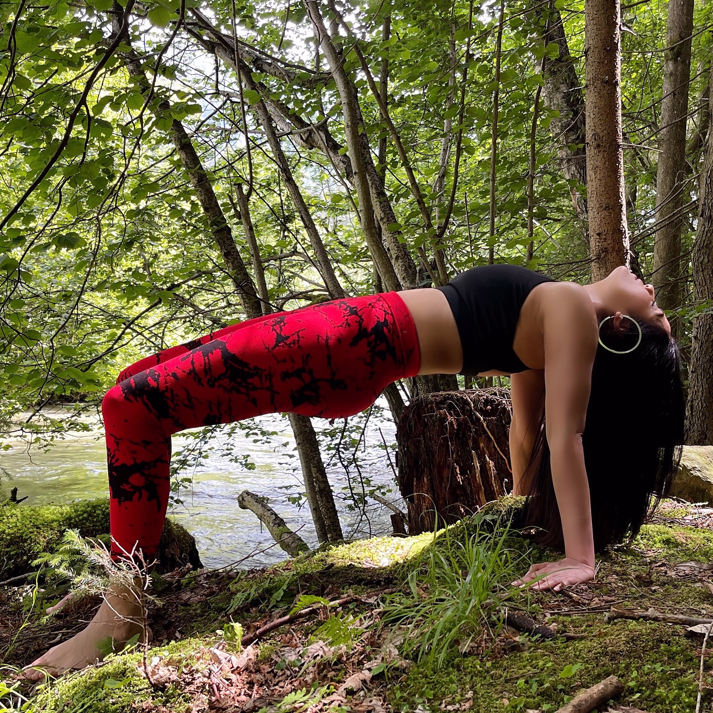 Celina Jaitly Embraces Yoga Journey
