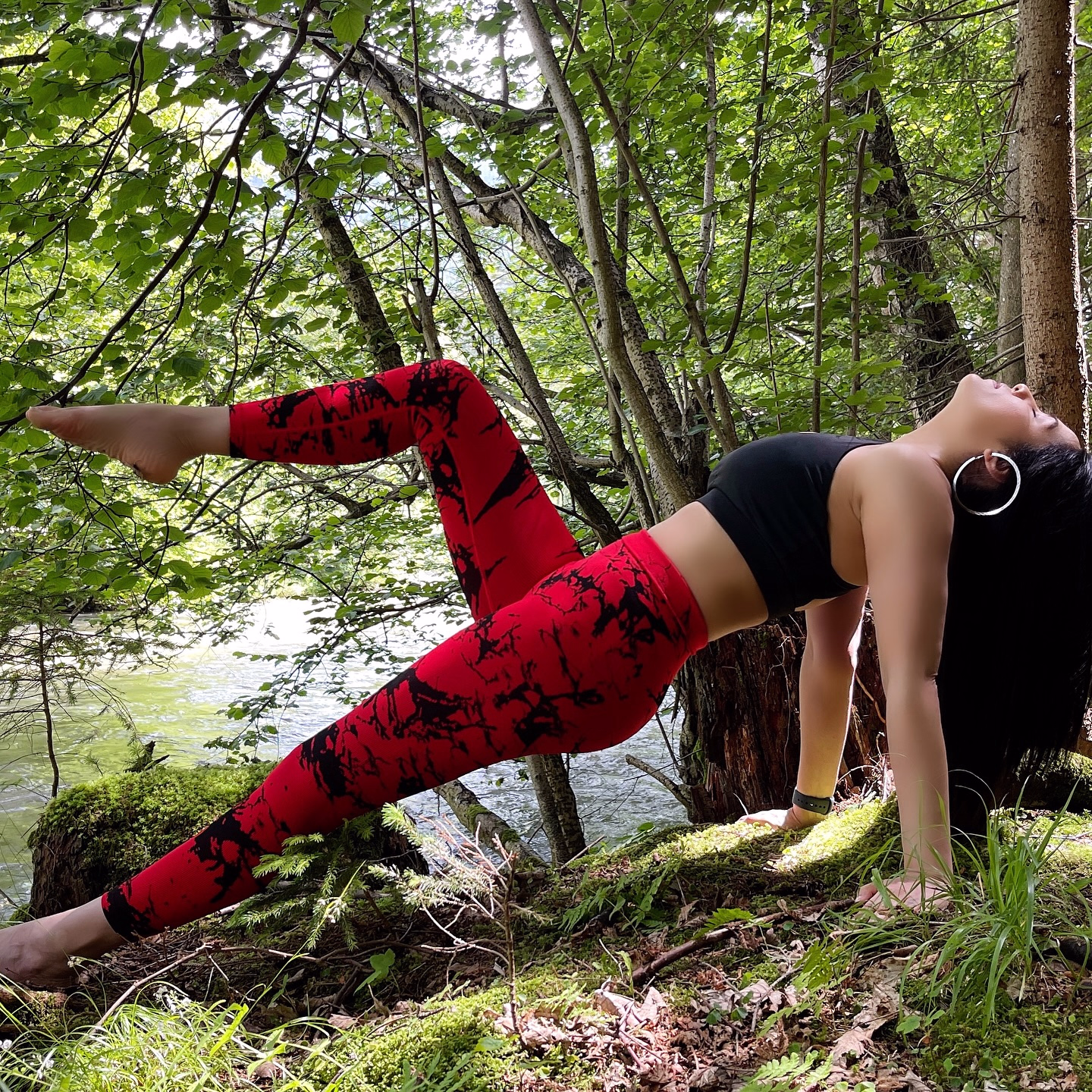 Celina Jaitly Embraces Yoga Journey