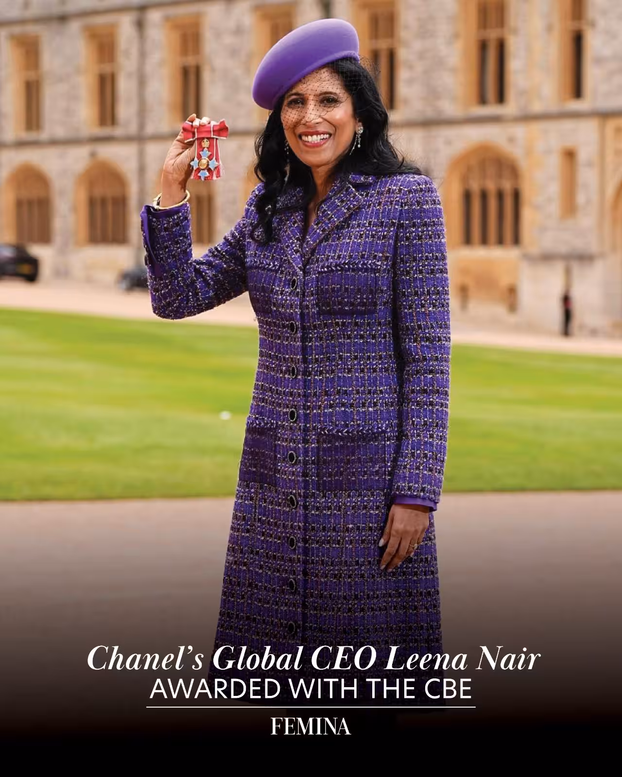 Chanel CEO Leena Nair Honoured With CBE Award Global leadership celebrated as UK honours visionary Chanel CEO for sustainable impact!!