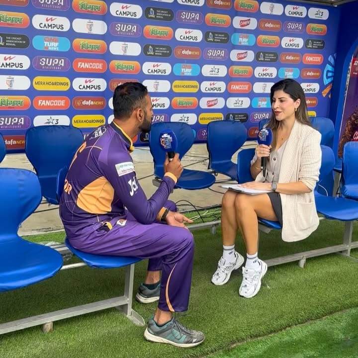 Cricket Action at Eden Gardens