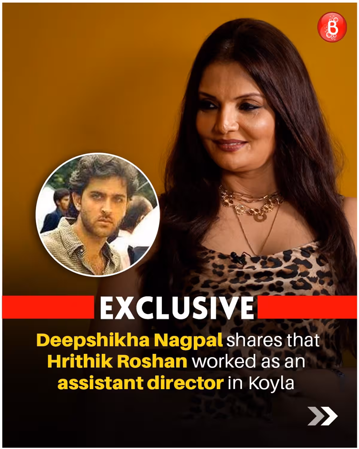 Deepshikha Reveals Hrithik Roshan’s Koyla Tale Exclusive interview: Deepshikha details Hrithik’s behind-the-scenes role on Koyla film set.