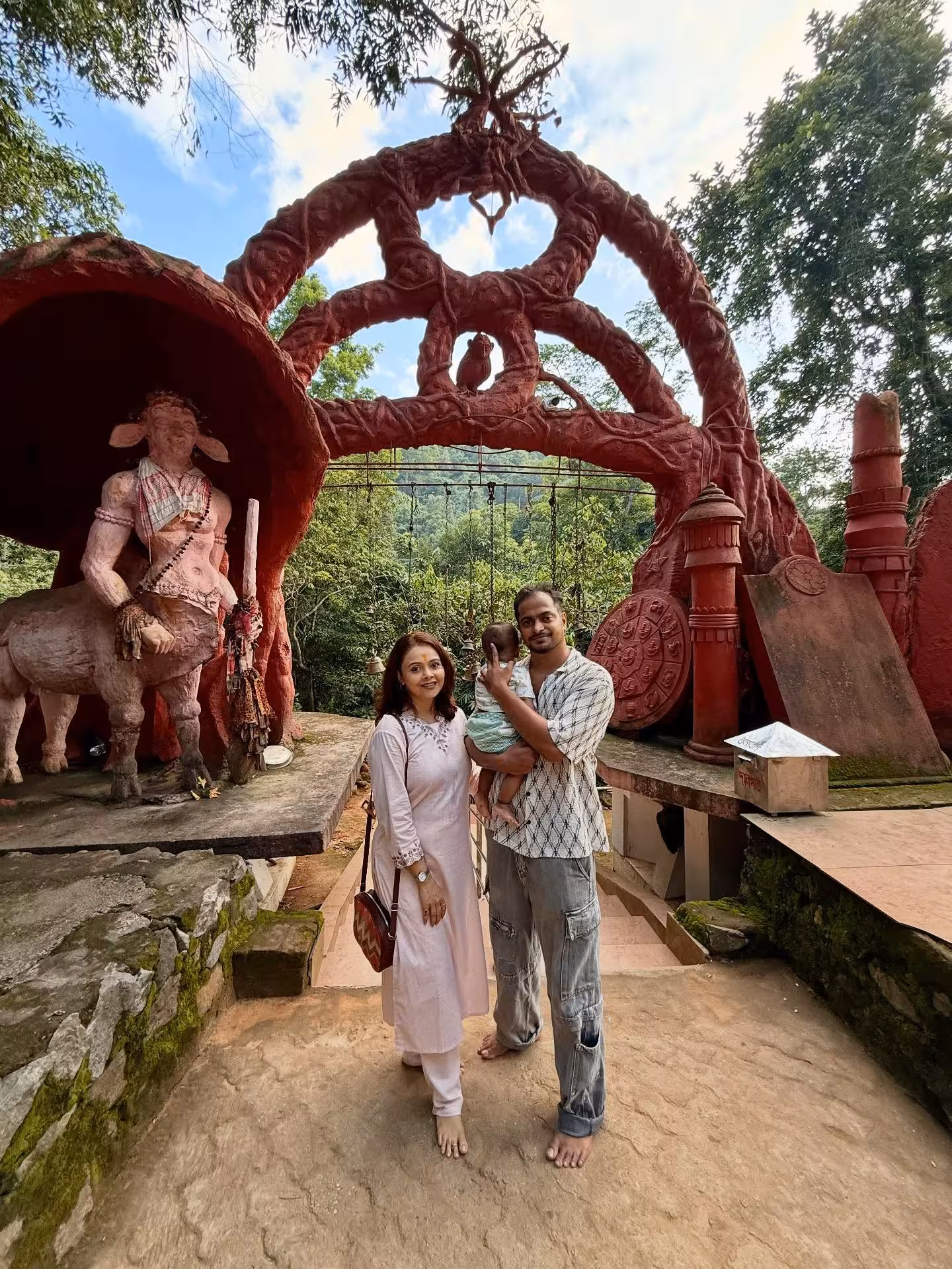 Family and faith converge as Devoleena Bhattacharjee explores the serene Bhimashankar Dham