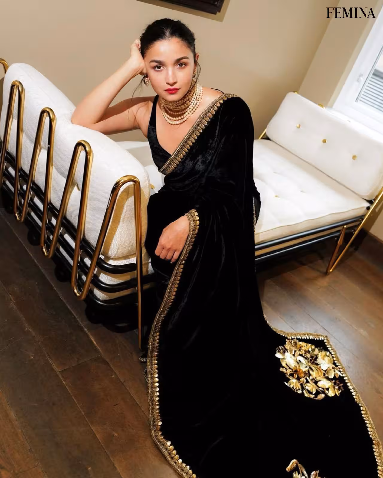 Divas In Black Sarees: Top Actresses Shine Femina showcases a stylish roundup of Indian screen divas elevating the saree trend VIBES!