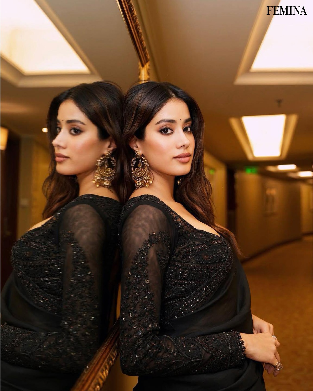 Divas In Black Sarees: Top Actresses Shine