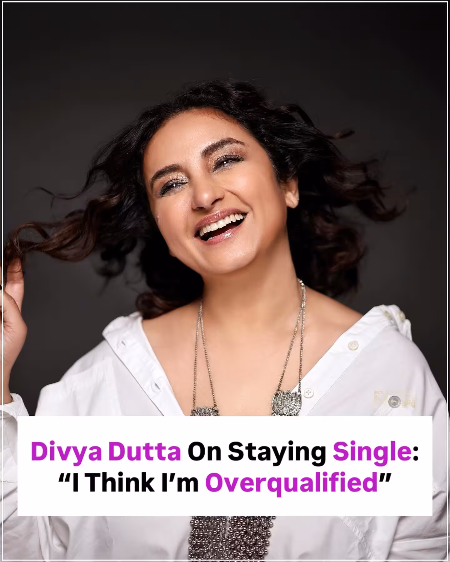 Divya Dutta’s Bold Single Life Decision Divya Dutta opts for a solo life, highlighting self-love and genuine connections proudly.