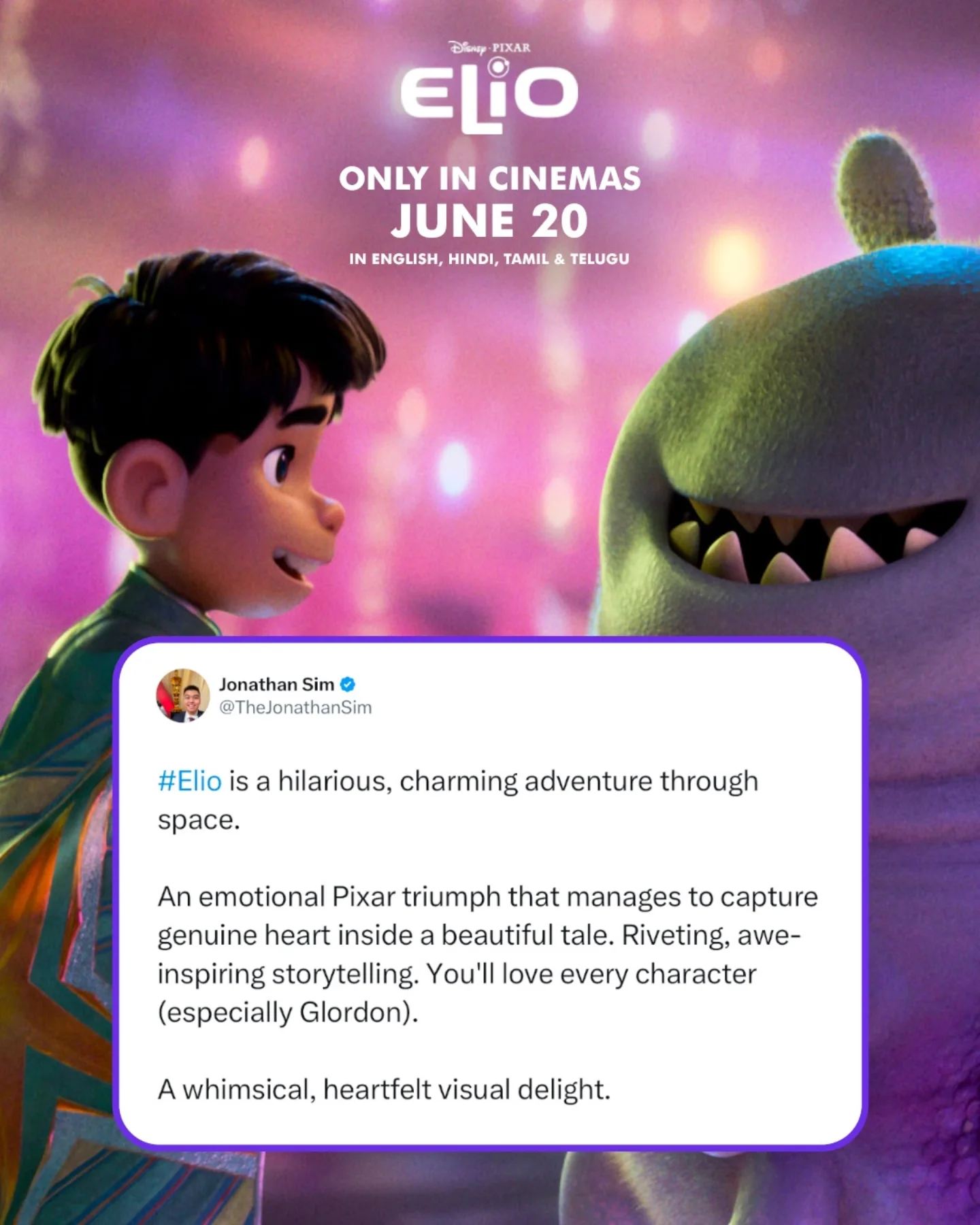 Elio Brings Vibrant Energy To Cinemas