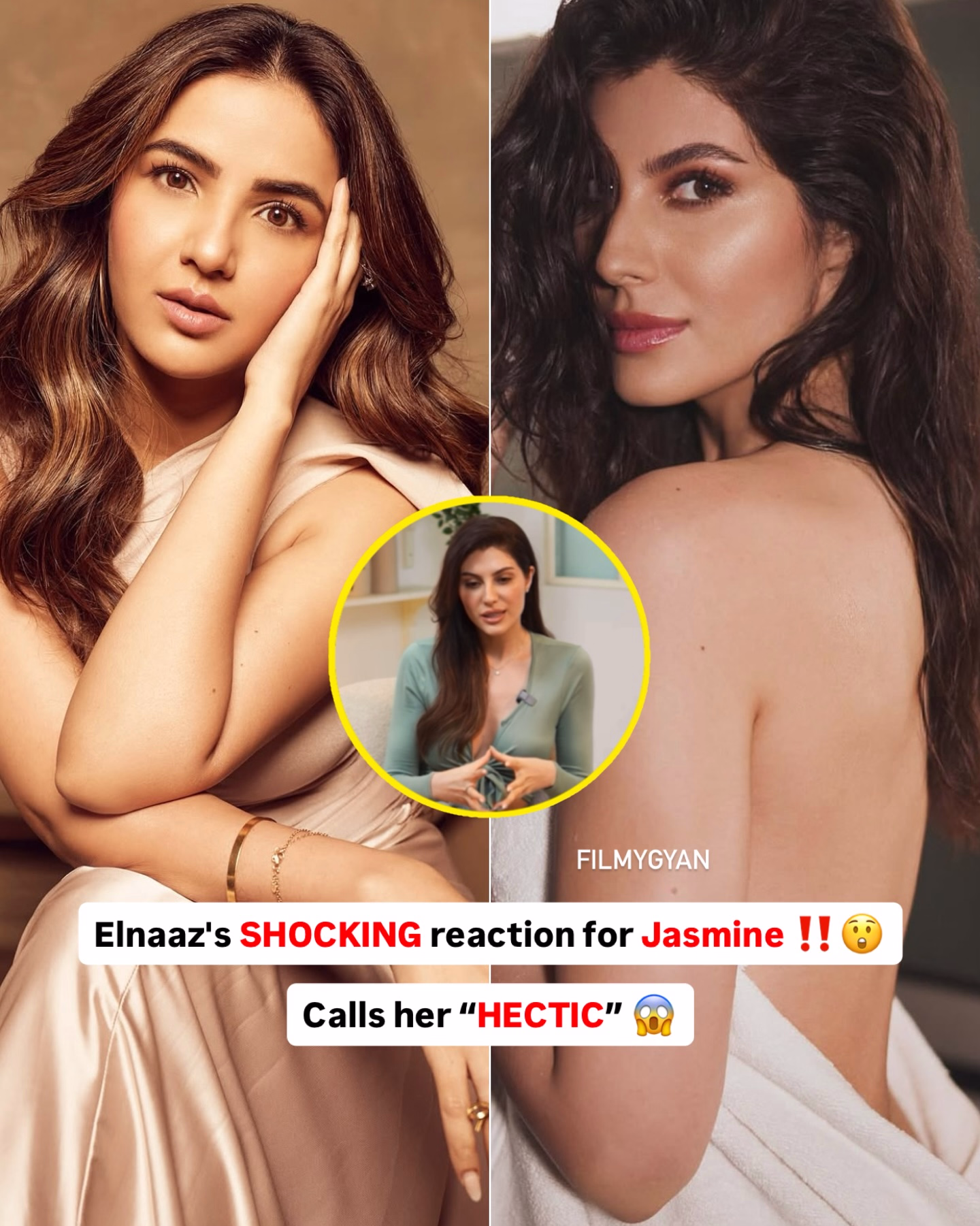 Social buzz ignites as Filmygyan shares a spicy clip where Elnaaz calls Jasmine 'hectic'!!