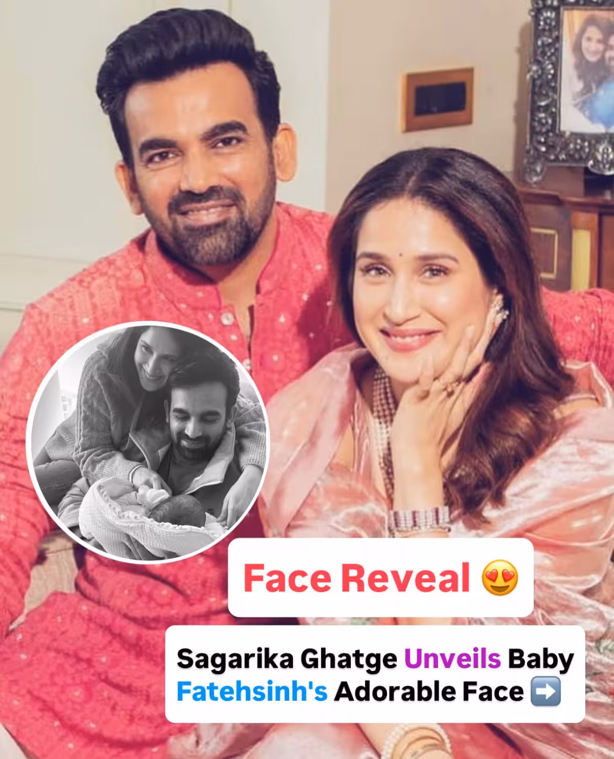 Father’s Day Family Reveal Sagarika Ghatge reveals baby Fatehsinh's first smile as Zaheer Khan cherishes love on Dad!