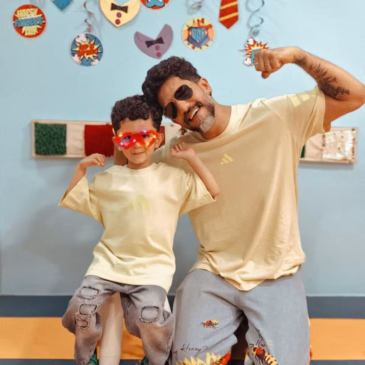 Suyyash Rai marks Father's Day with his twin at school sharing heartfelt moments today now
