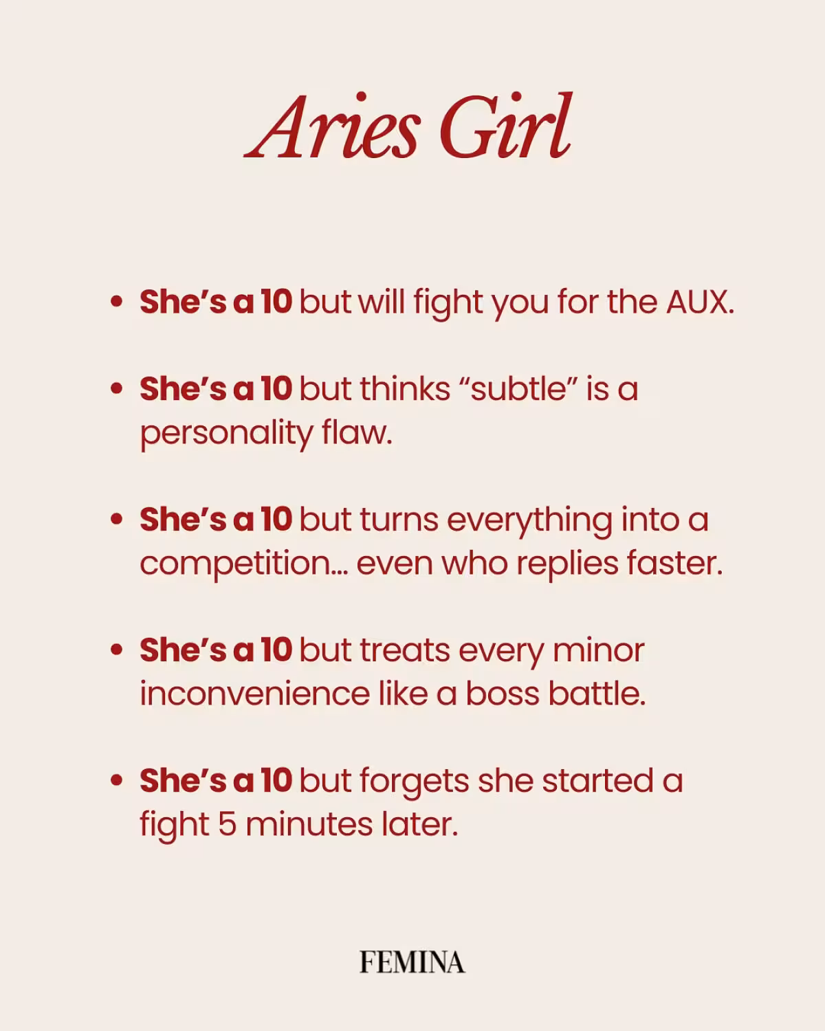 Femina’s Zodiac Meme Rates You As ‘A 10’ Femina’s zodiac meme invites fans to rate themselves and share their unique star traits now!