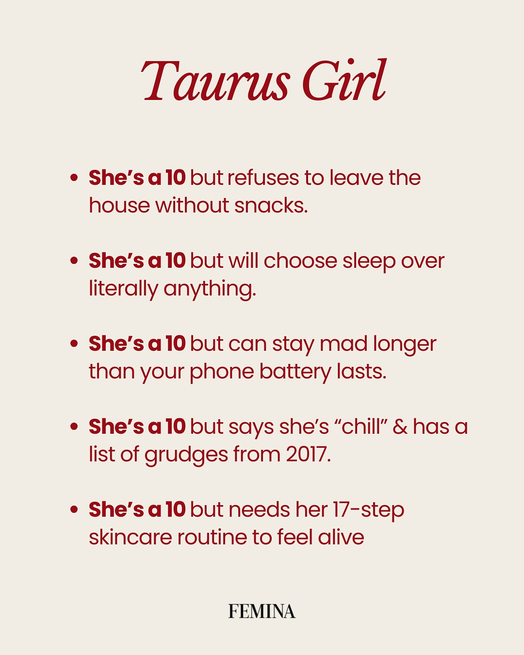 Femina’s Zodiac Meme Rates You As 'A 10'
