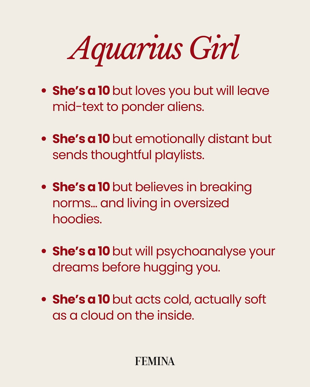 Femina’s Zodiac Meme Rates You As 'A 10'