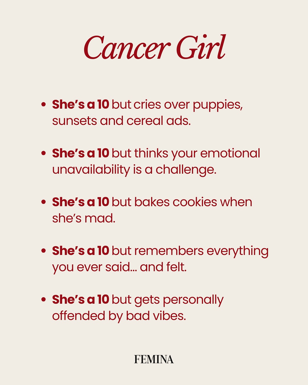 Femina’s Zodiac Meme Rates You As 'A 10'