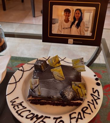 LATAA SABERWAL cherishes her Fariyas Hotel moment; thankful for safety, life, and joy.!!