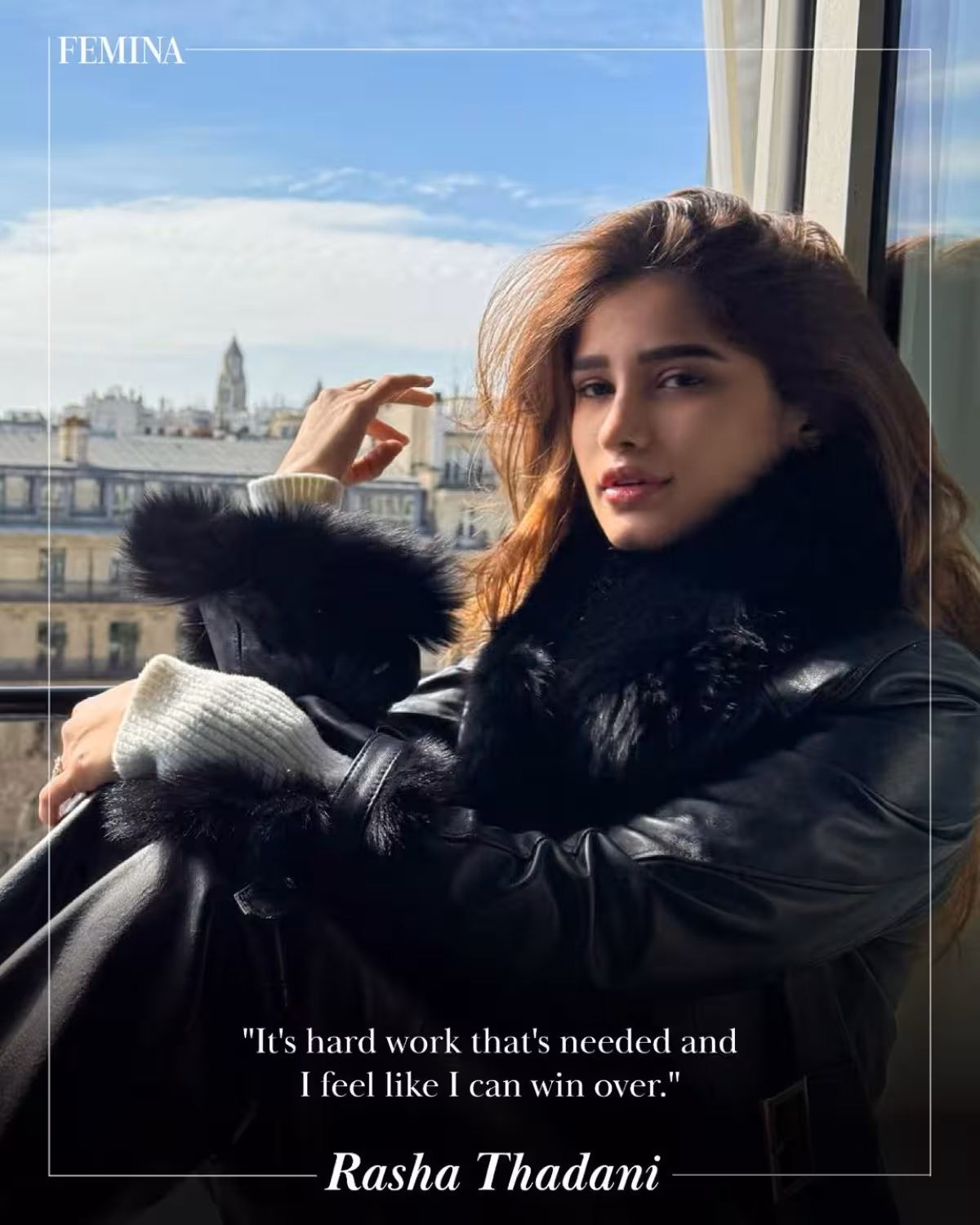 Hard Work Paves The Way To Success Femina’s inspiring message blends resilience and determination sparking ambition in hearts.