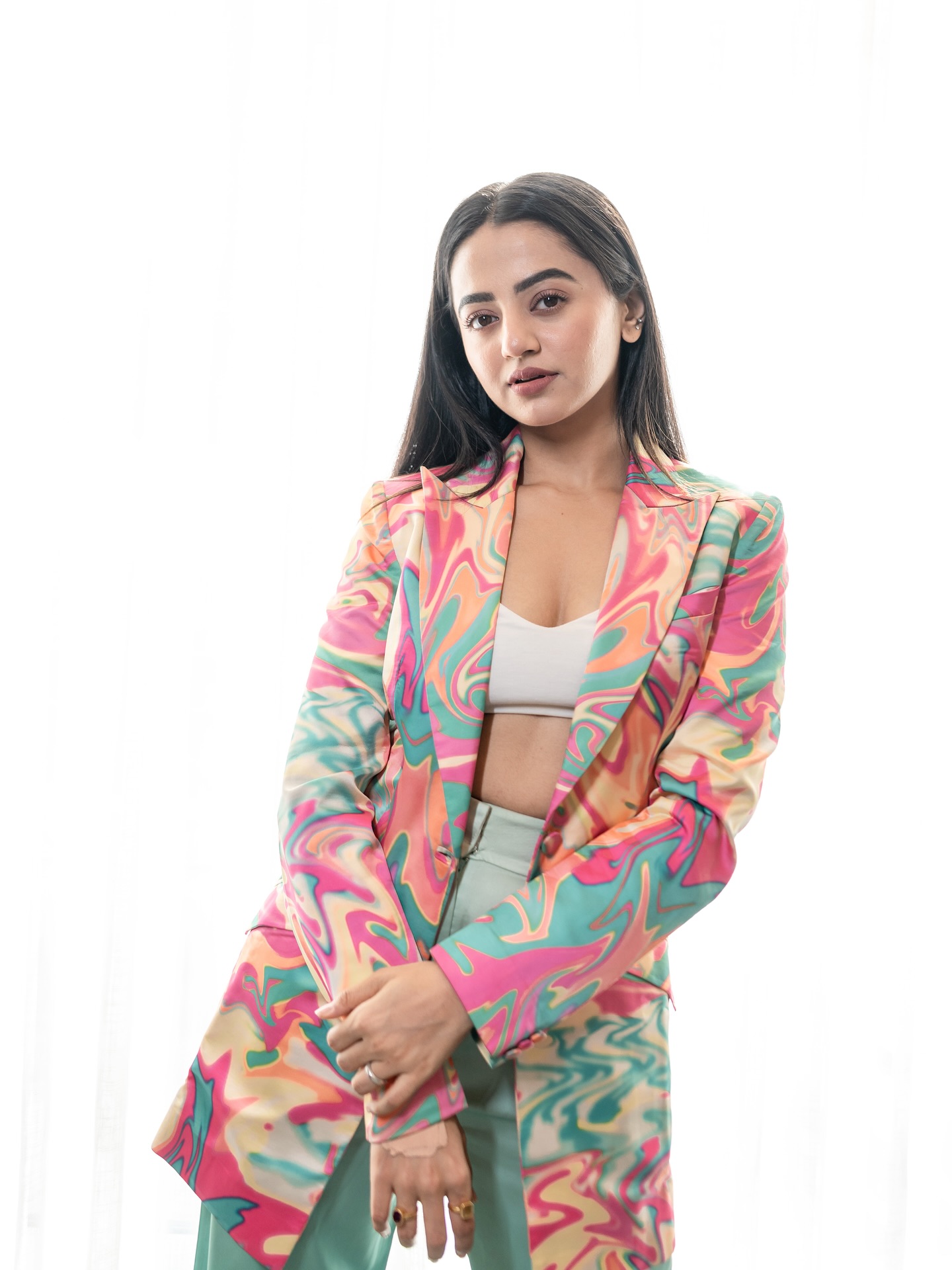 Helly Shah Stuns In Chic Outfit