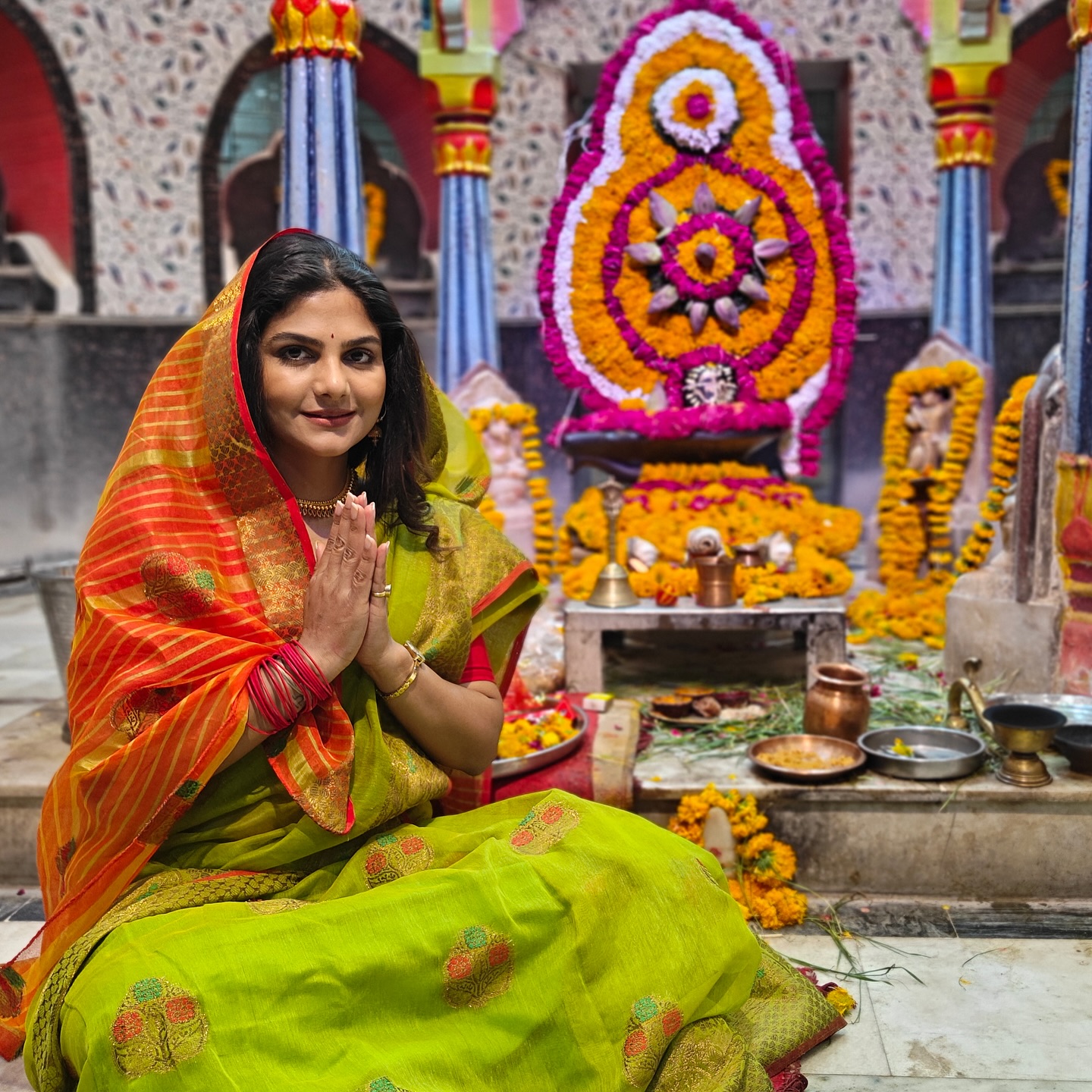 Hema Sharma's Devotional Post Sparks Social Buzz