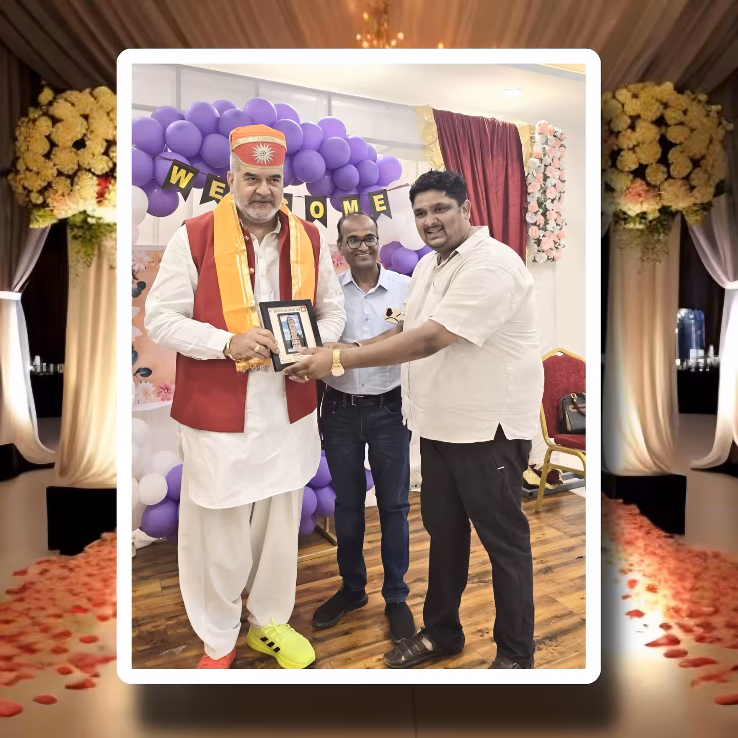 Historic Fort Visit By Celebrity Delegation Distinguished leaders and stars unite at Chittorgarh Fort for a memorable celebration today.