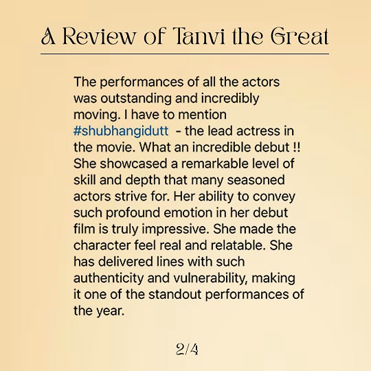 Houston Premiere Shines for Tanvi The Great