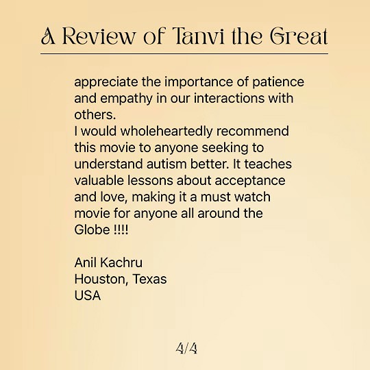 Houston Premiere Shines for Tanvi The Great