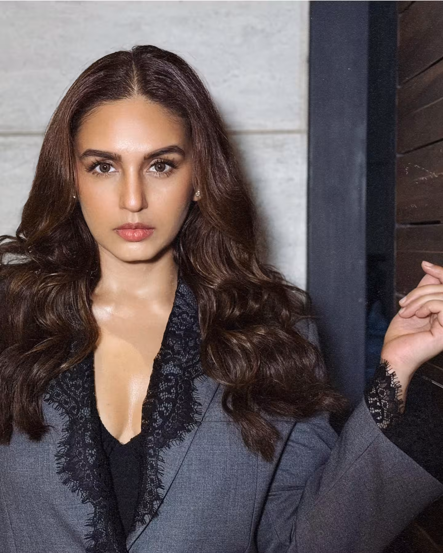 Huma Qureshi Embraces Lace With Business Flair Huma Qureshi blends lace details with business acumen in her chic Insta update with panache