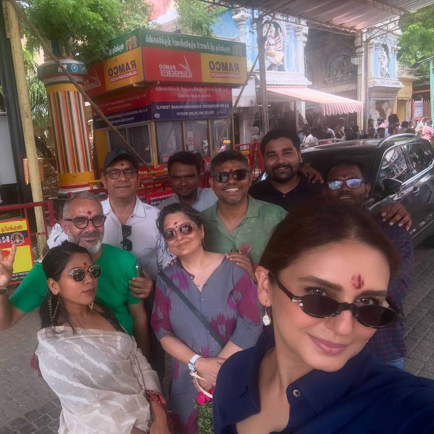 Huma Qureshi’s Sari Elegance In Madurai