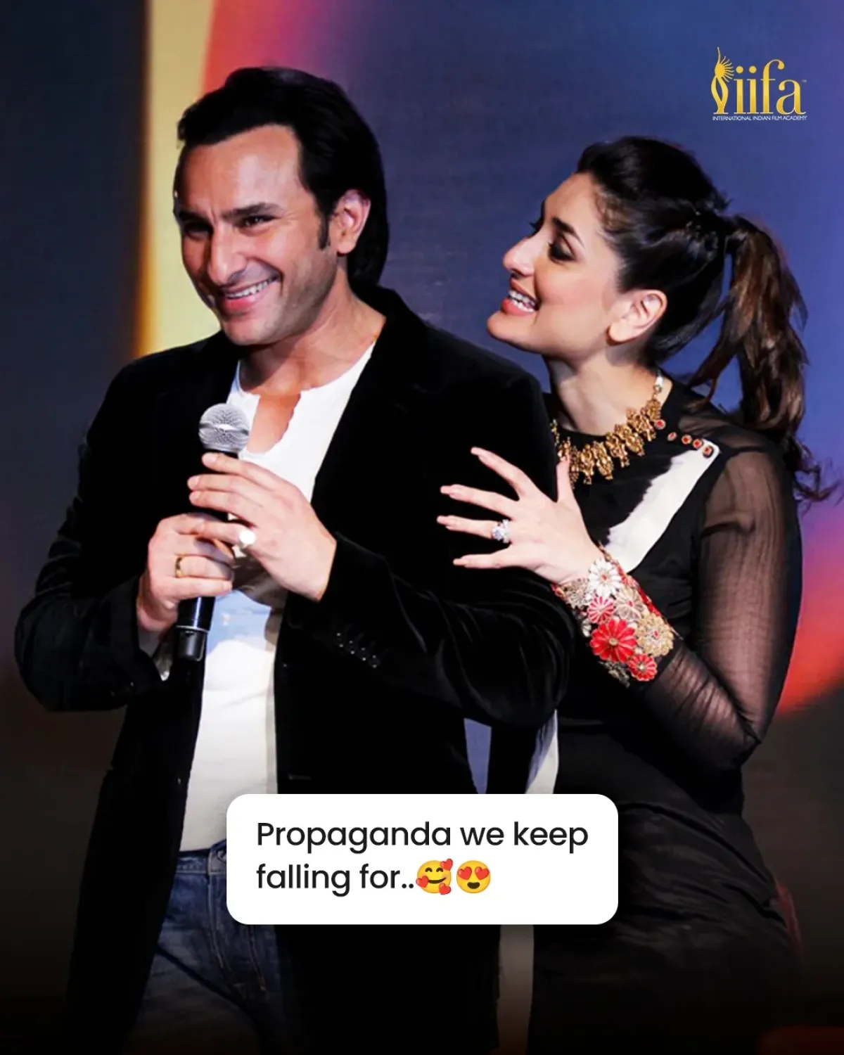 Intense glances and chic moments prove IIFA sets a new paradigm for modern couple romance.