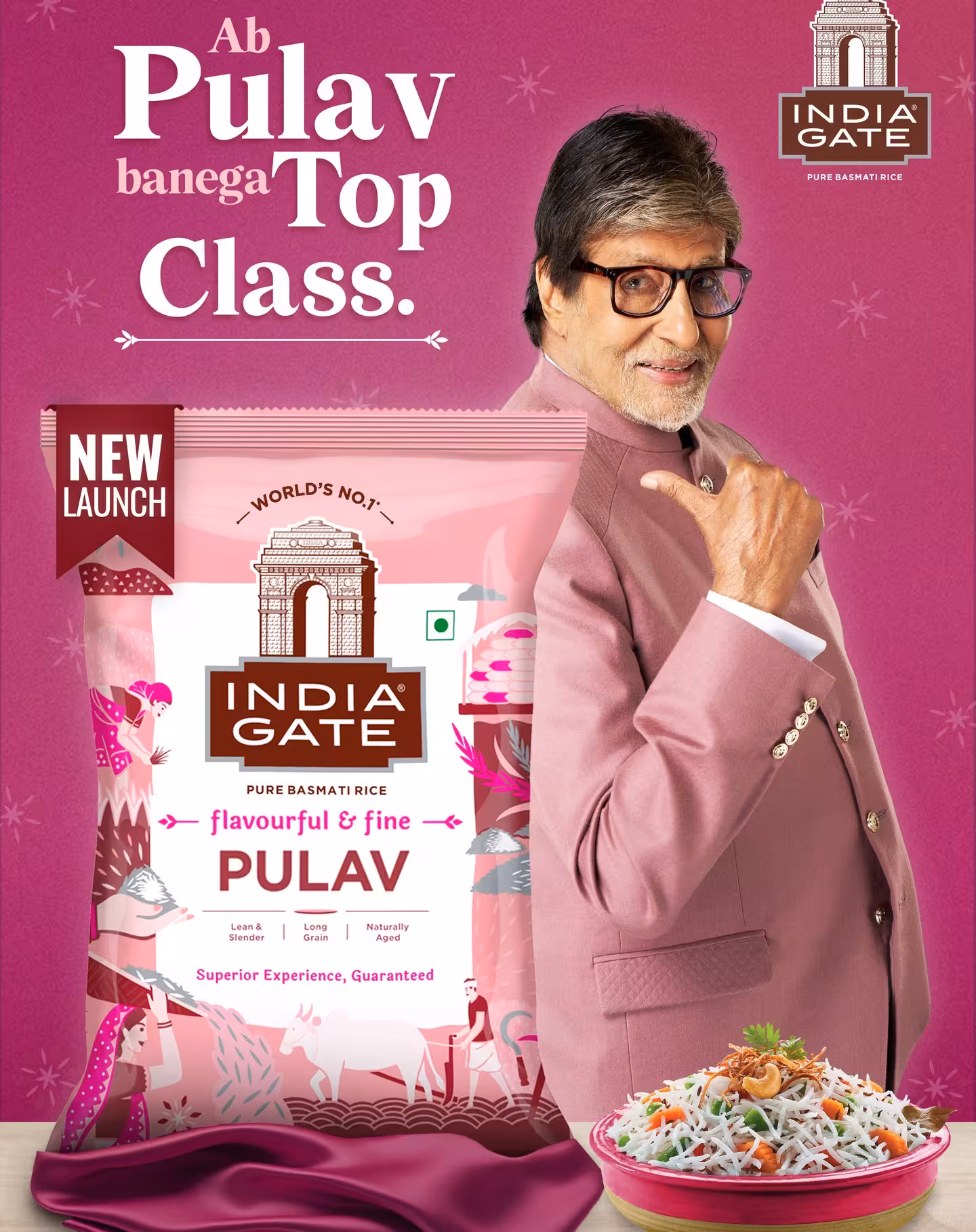 Indian Values Shine With Basmati Rice Experience a campaign fusing India's heritage with premium Basmati rice excellence today!!