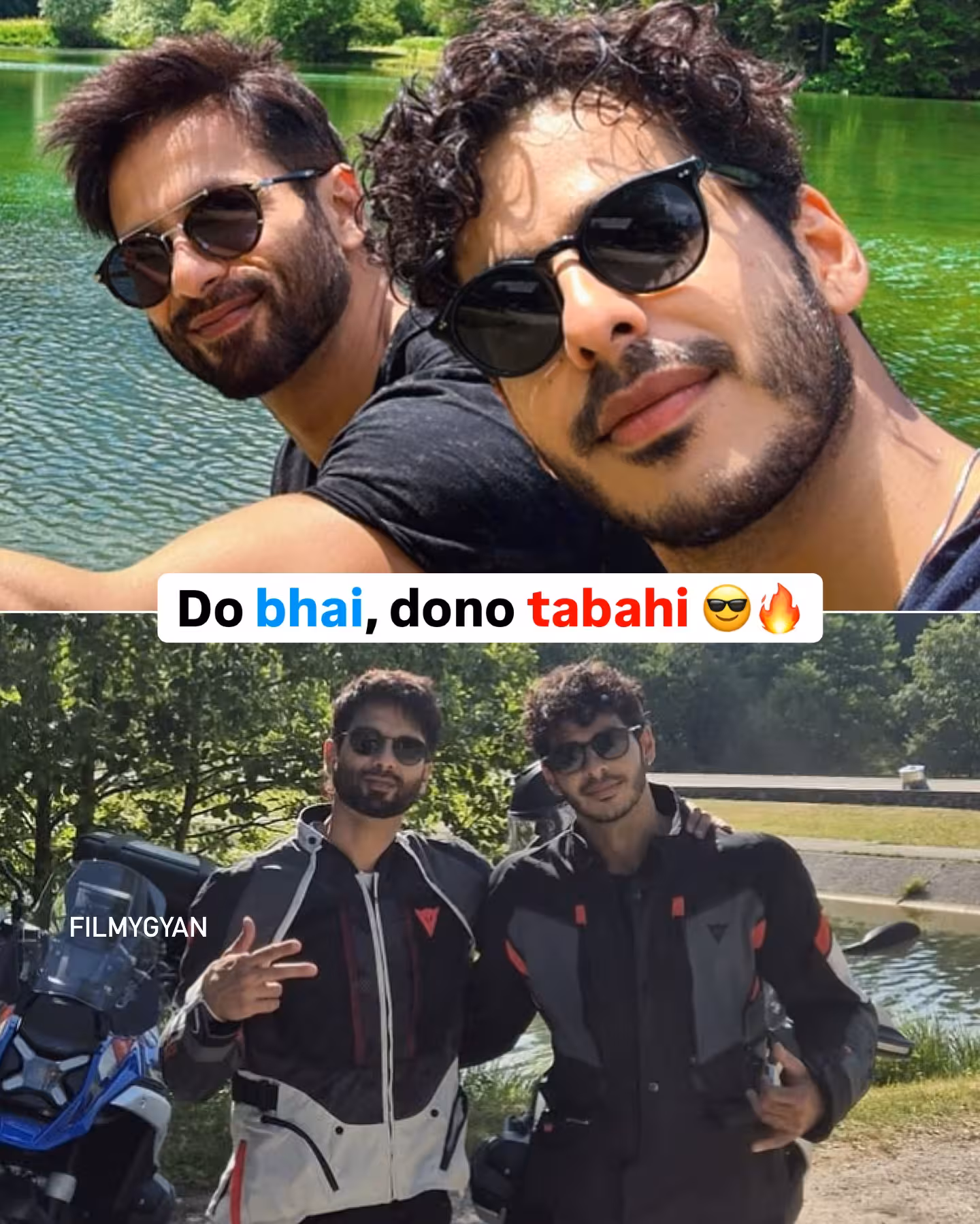 Ishaan Khatter & Shahid Kapoor: Hottest Brothers Duo Popular actors pair in a fascinating display of sibling-like charm and style sparking buzz