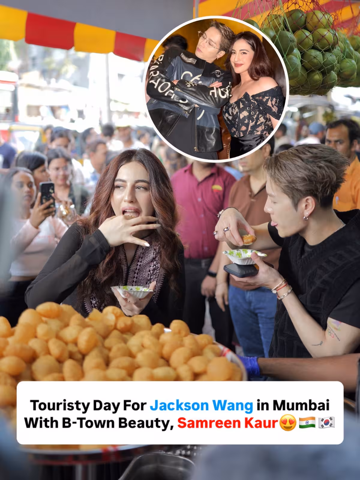 Jackson Wang Explores Mumbai Jackson Wang roams Mumbai, savoring street food, outfits, and the vibrant local pulse in.