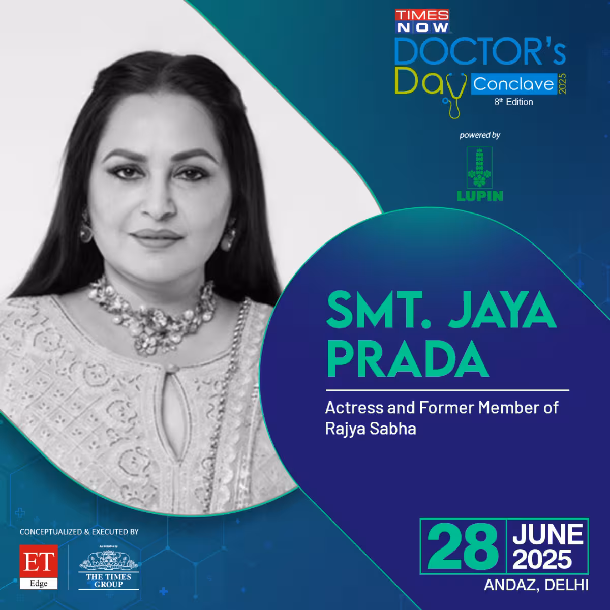 Distinguished speaker Jaya Prada honors India’s medical heroes at a momentous health gala.