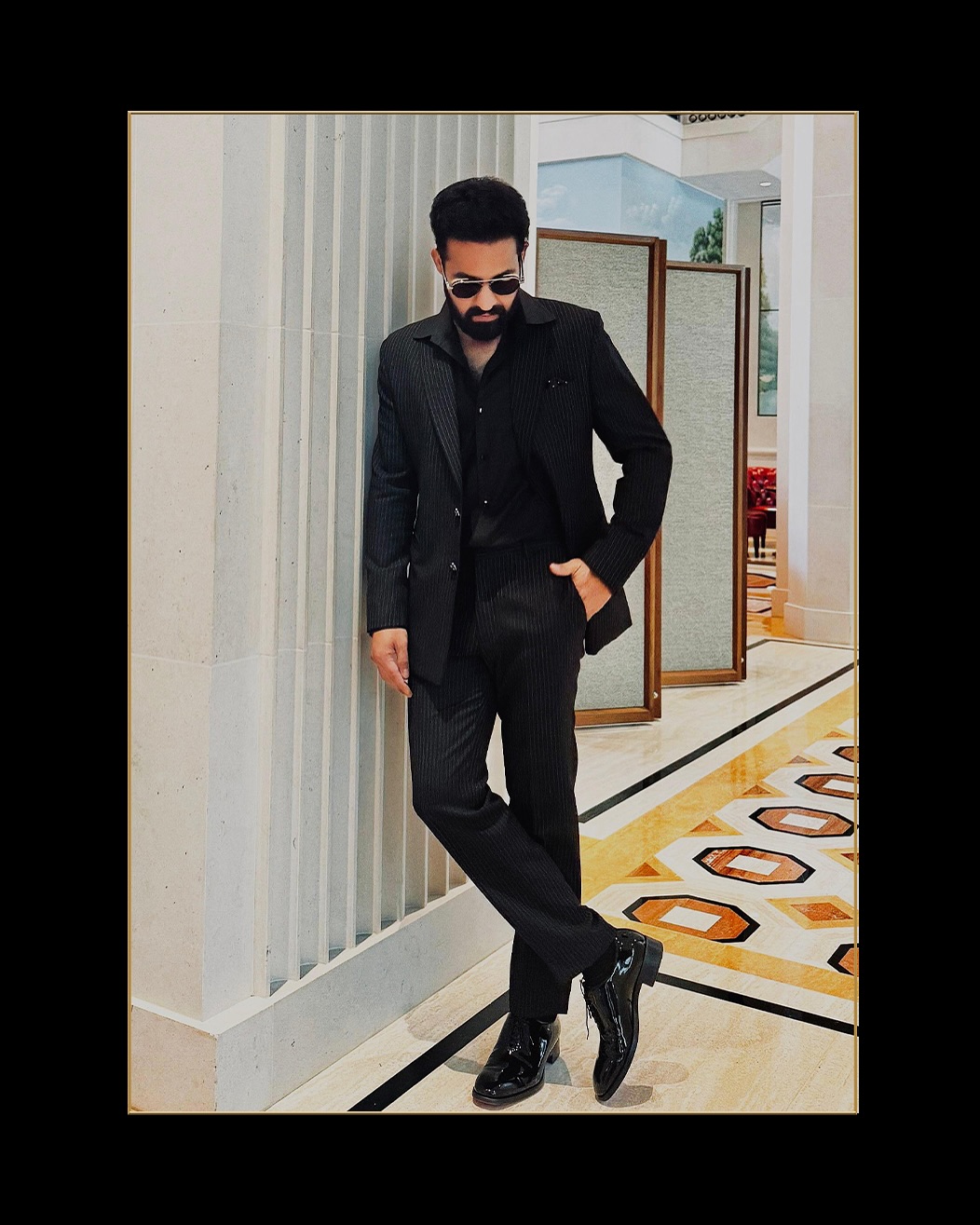 Jr NTR Stuns In Manish Malhotra's Pinstripe Suit