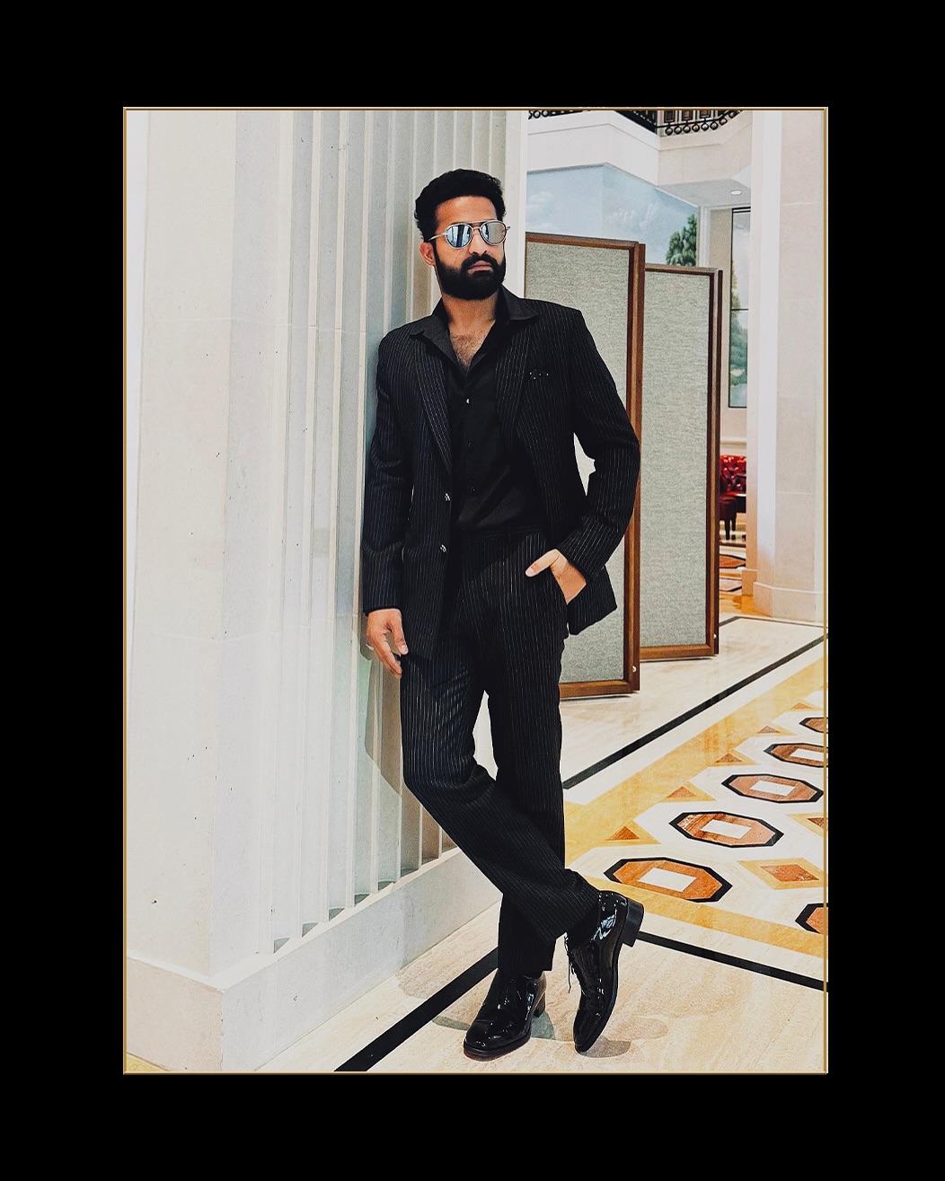 Jr NTR Stuns In Manish Malhotra's Pinstripe Suit