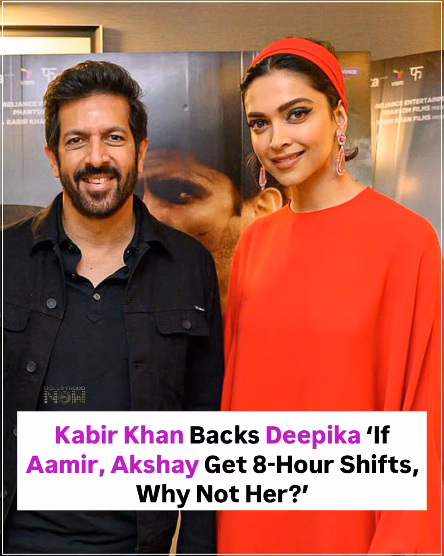 Director Kabir Khan questions double standards in Bollywood as he supports Deepika Padukone.