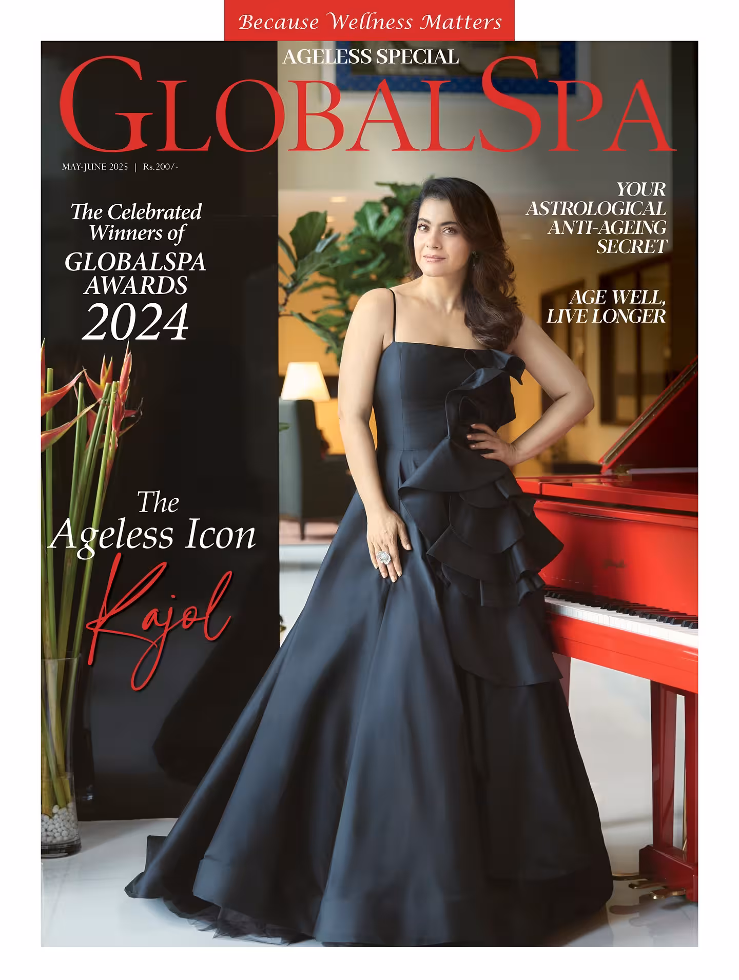 Iconic star Kajol exudes fierce energy and style in a striking photoshoot for GlobalSpa!!!