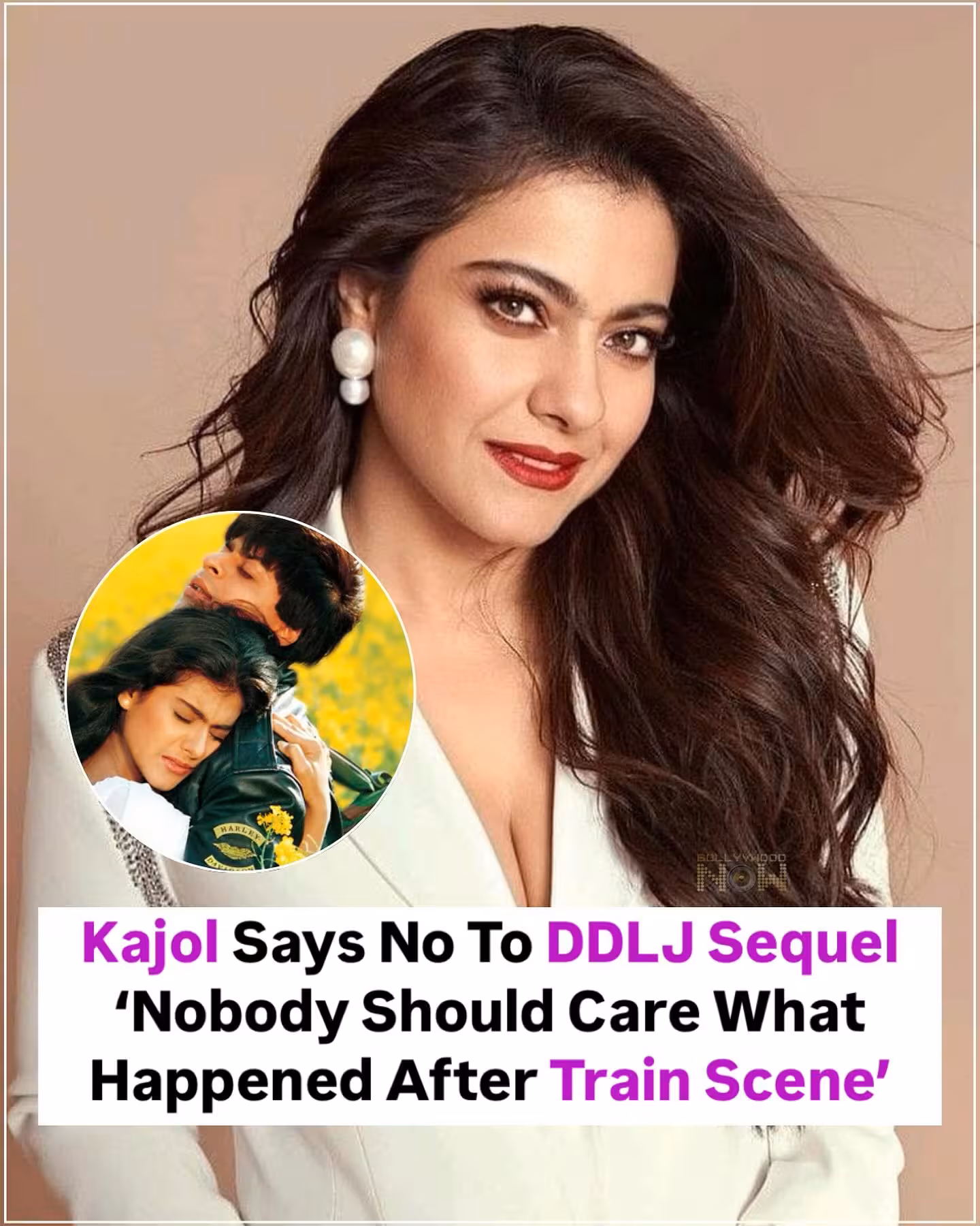Kajol Denies DDLJ Sequel Bollywood icon Kajol asserts that the classic ending of DDLJ should remain untouched now?
