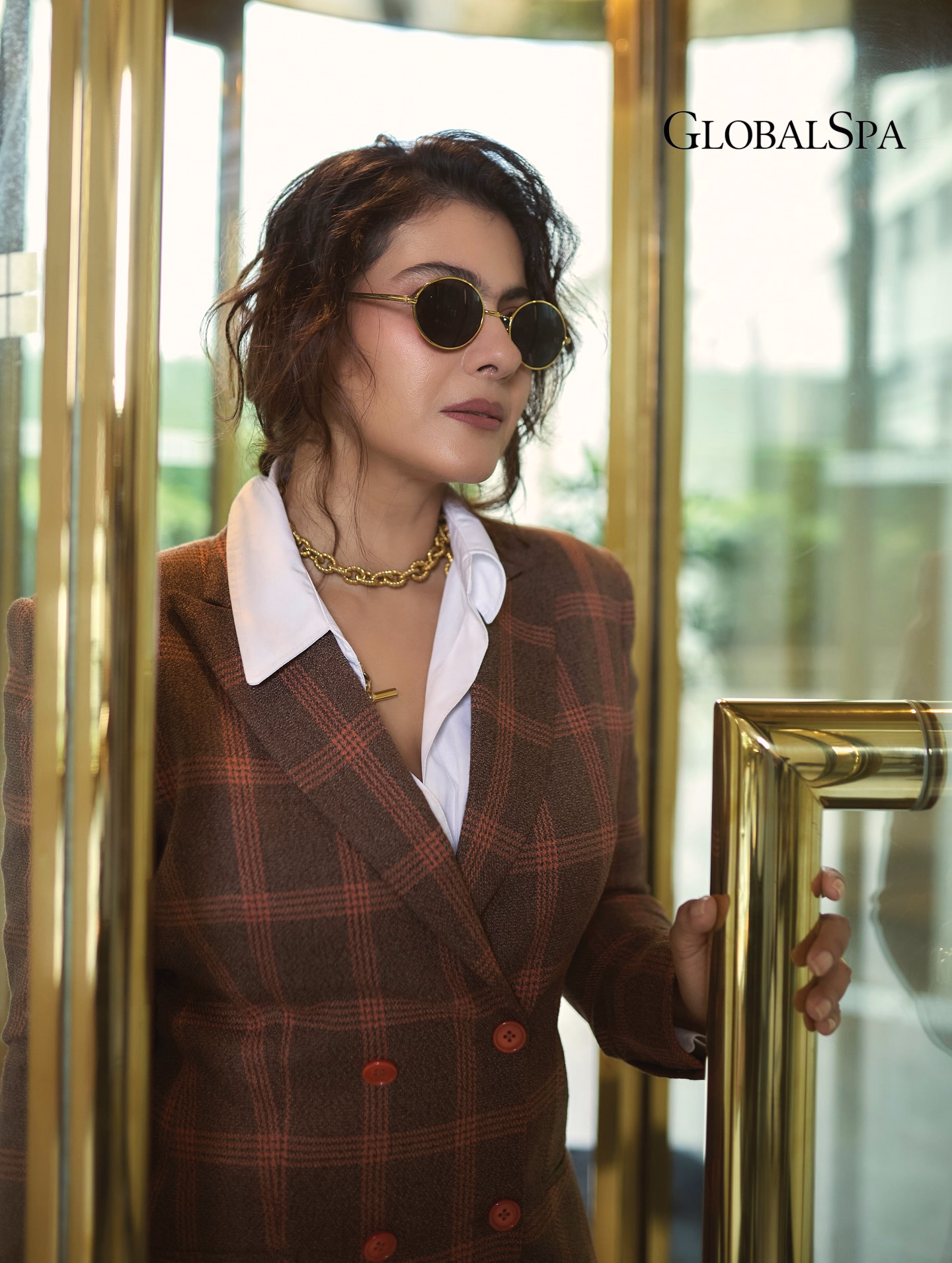 Kajol Shines On GlobalSpa Cover