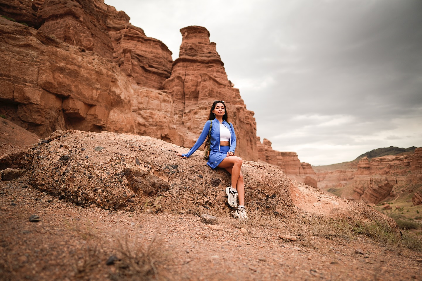Kazakh Skies Inspire Anushka Sen’s Adventure