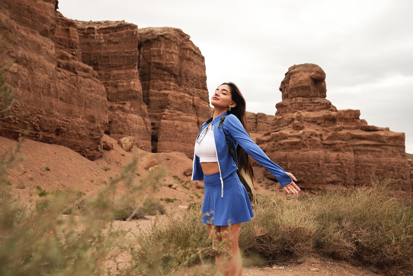 Kazakh Skies Inspire Anushka Sen’s Adventure