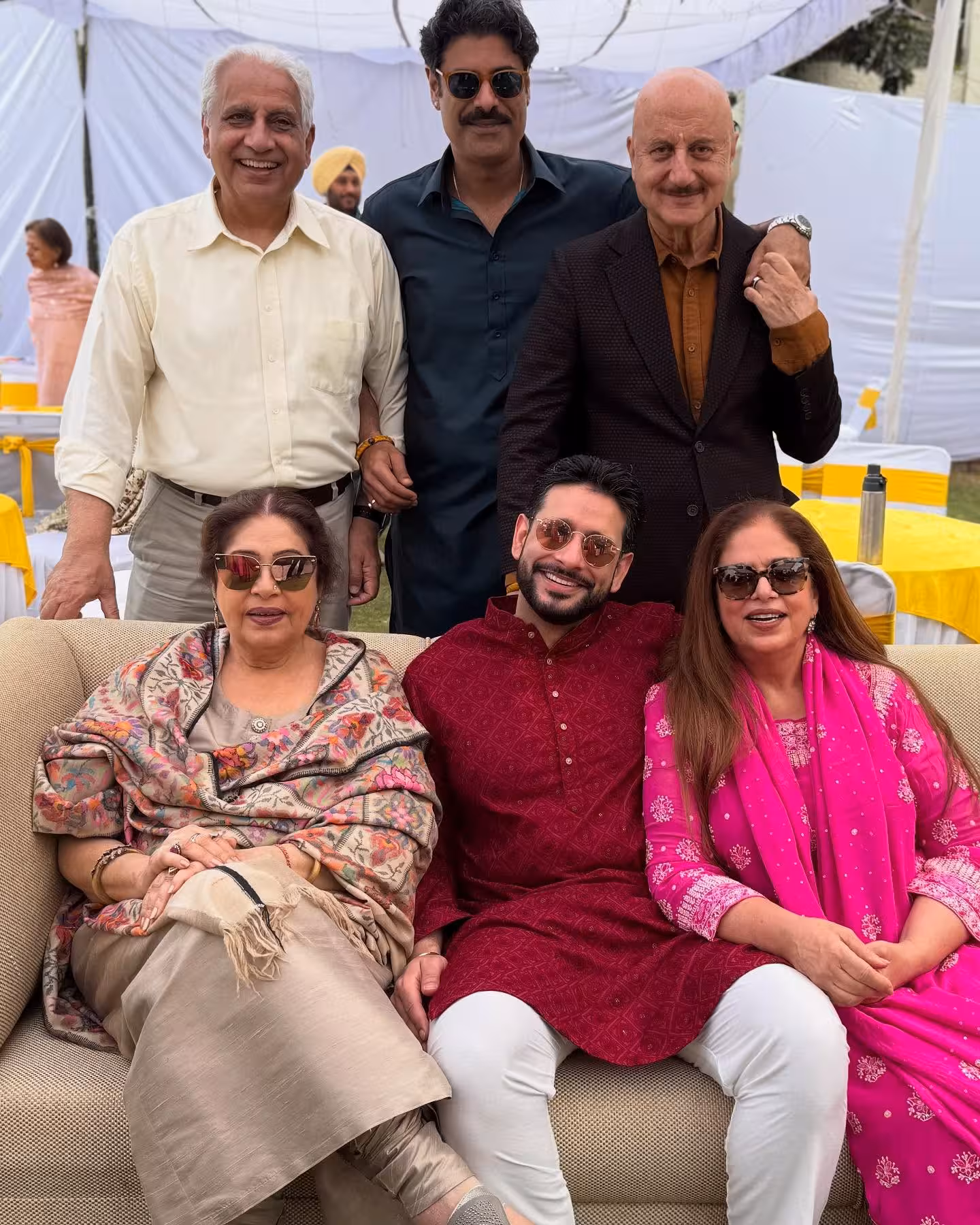 Kher Celebrates Kirron's Birthday